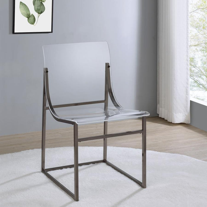 Adino - Acrylic Dining Side Chair (Set of 2) - Simple Home Plus