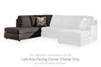 Lentiz - LAF Corner Chaise - Onyx - Simple Home Plus