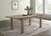 Cardova - 87" Solid Wood Extension Dining Table - Vineyard Oak - Simple Home Plus
