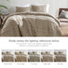 Porter - Queen Soft Washed Pleated Comforter Set - Khaki - Simple Home Plus