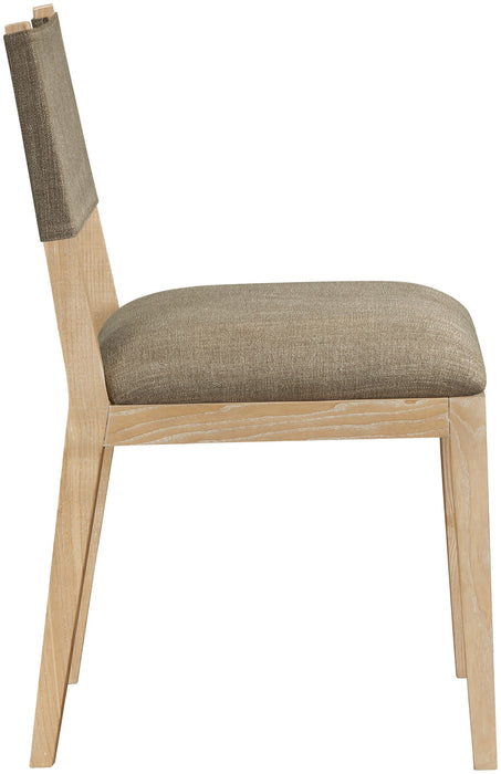Avon - Linen Textured Performance Fabric Upholstered Dining Side Chair (Set of 2) - Simple Home Plus