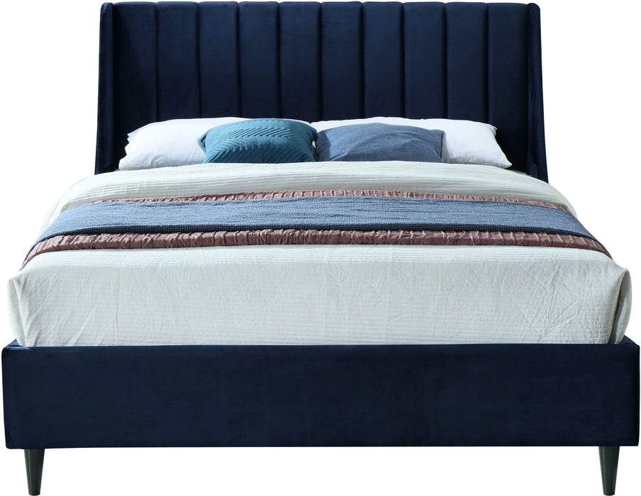 Eva - Velvet Bed - Simple Home Plus