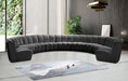 Infinity - 9 Piece Velvet Modular Sectional - Simple Home Plus