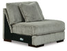 Lindyn - Armless Chair - Fog - Simple Home Plus