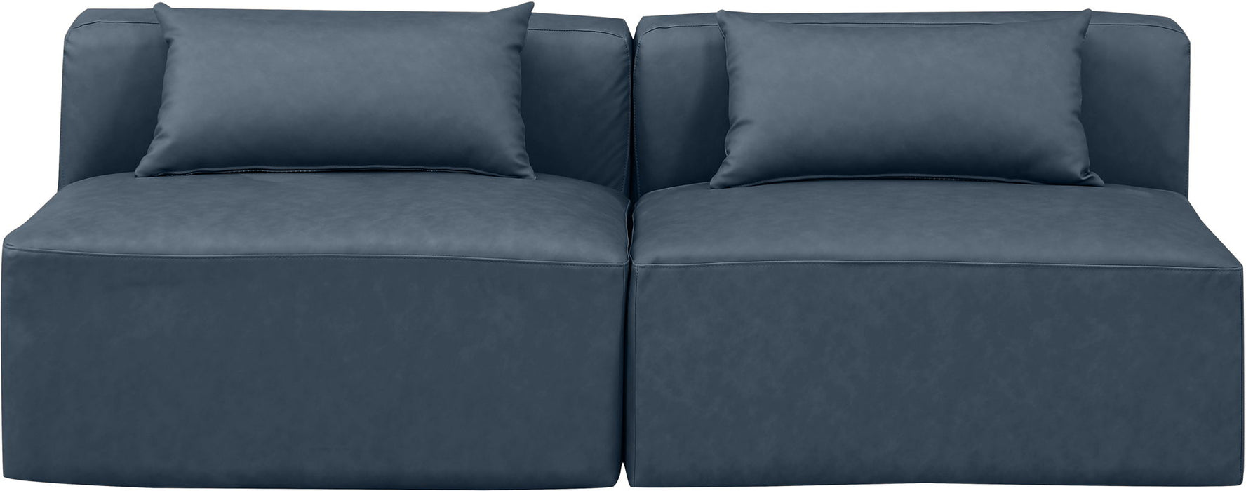 Cube - Modular 2 Seat Armless Sofa - Simple Home Plus