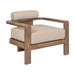Relic - Outdoor Patio Chair - Weathered Eucalyptus / Taupe - Simple Home Plus