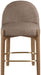 Torino - Counter Stool With Brushed Brown Base - Simple Home Plus