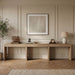 Avro - Solid Wood And Oak Veneer Desk - Simple Home Plus