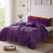 Felicia - Twin Comforter Set - Purple - Simple Home Plus