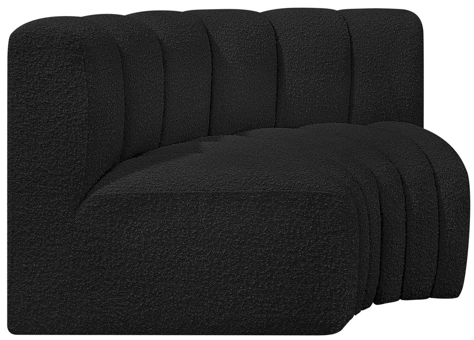 Arc - Boucle Fabric 2 Piece Modular Sofa - Simple Home Plus