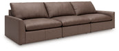 Whitehaven - 3-Piece Sectional Sofa - Brown - Simple Home Plus
