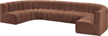 Arc - Faux Leather Modular U-Shaped Sectional - Simple Home Plus