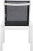 Nizuc - Outdoor Patio Dining Chair With White Frame (Set of 2) - Simple Home Plus