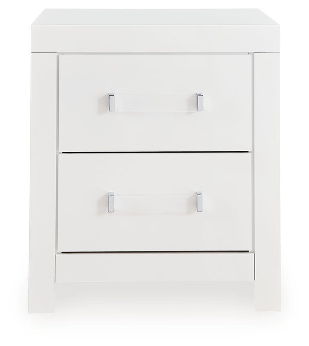 Maeling - Two Drawer Night Stand - Simple Home Plus