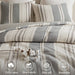 Mesa - 3 Piece Full/Queen Comforter Set - Gray - Simple Home Plus
