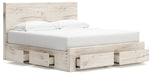Lawroy - Panel Bed With Storage - Simple Home Plus