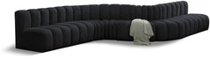 Arc - Velvet 8 Piece Curved Modular Sofa - Simple Home Plus