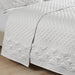 Versailles - 3 Piece King Gray Quilt Set - Gray - Simple Home Plus