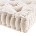 Azza - Square Floor Pillow Cushion - Ivory - Simple Home Plus