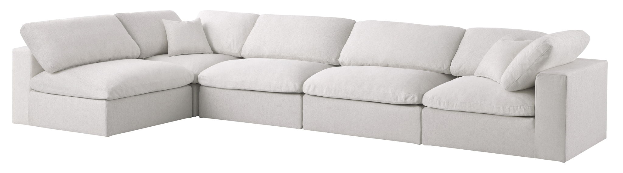Serene - 5 Piece Modular Sectional - Simple Home Plus