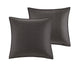 Brooklyn - King Comforter Set - Charcoal - Simple Home Plus