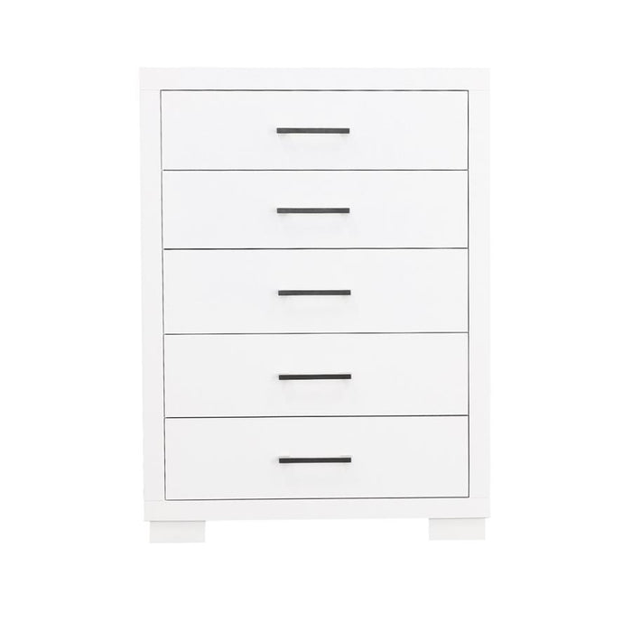 Jessica - 5-Drawer Bedroom Chest - Simple Home Plus