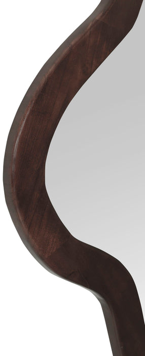 Oblique - Mirror - Wood - Simple Home Plus