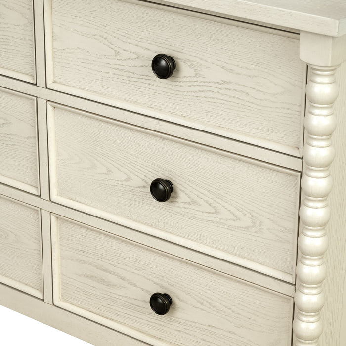 Beckett - Small Dresser - Antique Cream - Simple Home Plus