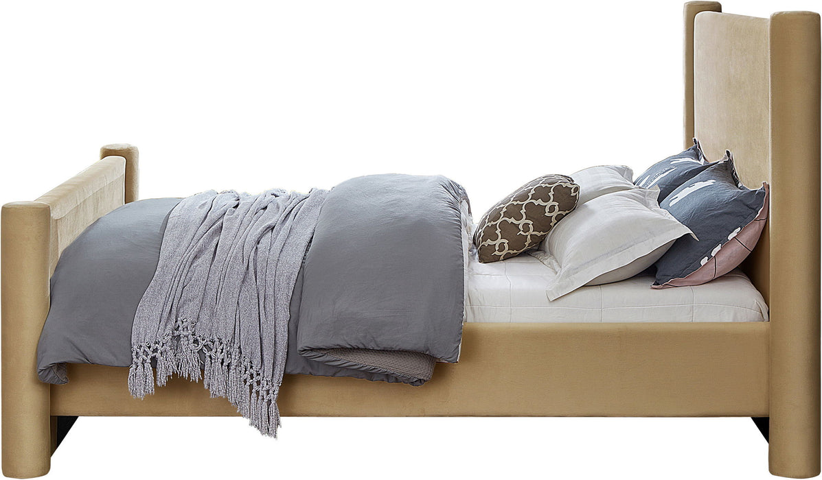 Elias - Velvet Bed - Simple Home Plus