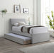 Myles - Linen Twin Trundle Bed - Simple Home Plus