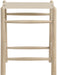 Santos - Backless Counter Stool With Stained Natural Base - Simple Home Plus