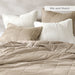 Mina - Full/Queen Waffle Weave Textured Quilt Set - White - Simple Home Plus