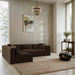 Shaggy - 4 Piece Modular Sectional - Simple Home Plus
