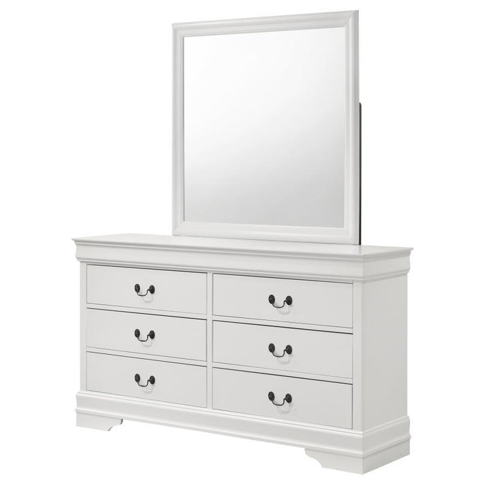 Louis Philippe - Six-Drawer Dresser - Simple Home Plus