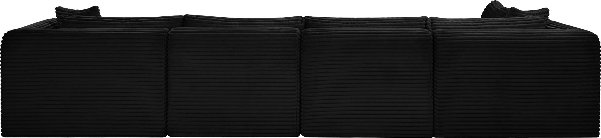 Shaggy - 5 Piece Modular Sectional - Simple Home Plus