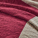 Attingham - King/California King 7 Piece Quilt Set With Euro Shams And Throw Pillows - Red - Simple Home Plus