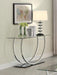 Danville - Rectangular U-Shaped Glass Top Table - Simple Home Plus