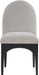 Waldorf - Chenille Dining Side Chair With Black Legs - Simple Home Plus