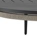 Zella - Round Coffee Table - Charcoal / Light Gray - Simple Home Plus