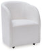 Rowanbeck - Ivory - Dining Upholstered Arm Chair (Set of 2) - Simple Home Plus