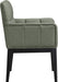 Adrian - Dining Arm Chair (Set of 2) - Black Legs - Simple Home Plus