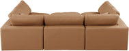Comfy - 6 Piece Faux Leather Sectional - Simple Home Plus