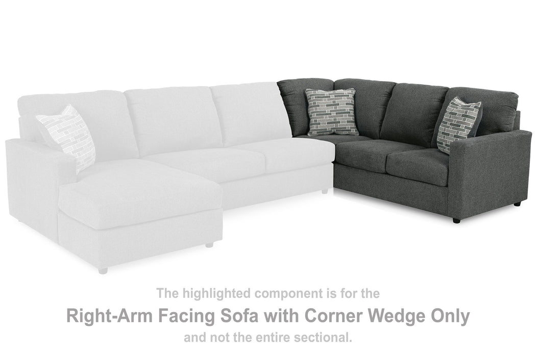 Edenfield - Sofa, Wedge - Simple Home Plus