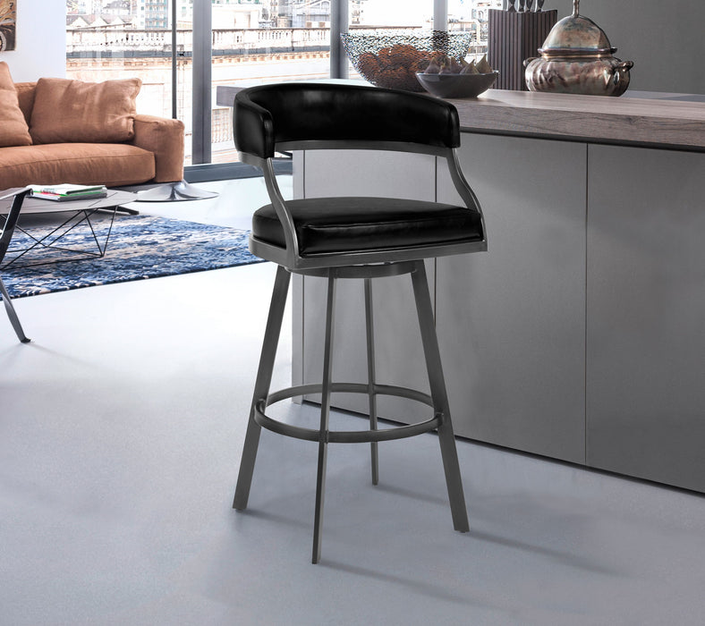 Saturn - Swivel Bar Stool - Mineral Legs - Simple Home Plus