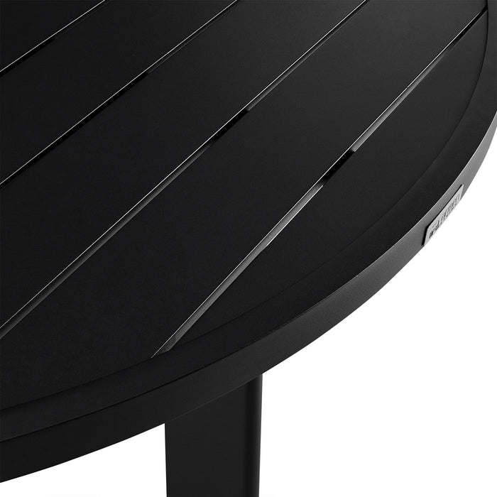 Cayman - Outdoor Patio Round Dining Table In Aluminum - Simple Home Plus