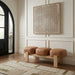 Woodcrest - Vegan Leather Upholstered Bench - Painted Natural Base - Simple Home Plus