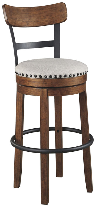 Valebeck - Tall Upholstered Swivel Barstool - Simple Home Plus