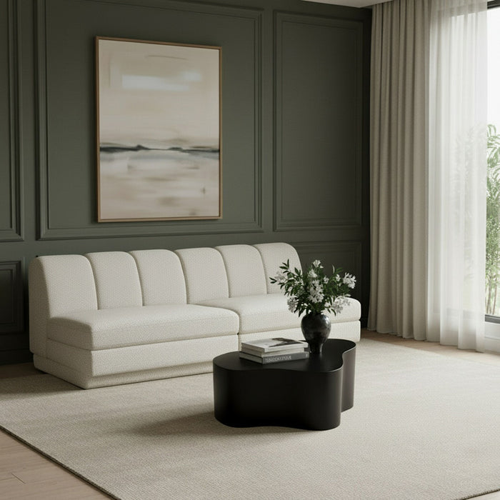 Modari - Sectional - Cream - Simple Home Plus