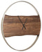 Panchali - Brown / Silver Finish - Wall Clock - Simple Home Plus