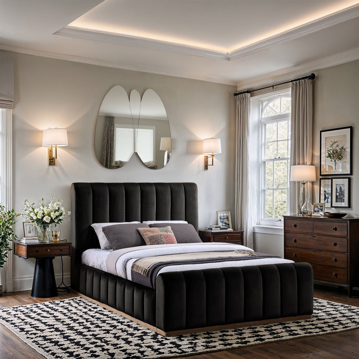 Amara - Velvet Bed - Simple Home Plus